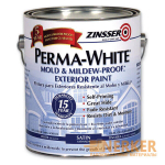 Фасадная краска Zinsser Perma-White Exterior Paint Satin