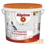 Экстрабелая интерьерная краска Alpina (Альпина)