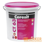 Декоративная штукатурка (Короед 3,0 мм) Ceresit CT 63