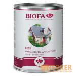 8101 Биофа Аквалазурь для дерева индустриальная Biofa