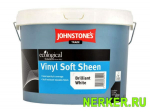 Johnstones Vinyl Soft Sheen Brilliant White интерьерная краска